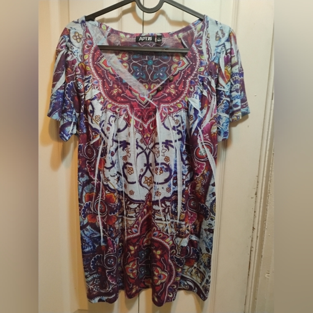 Apt. 9 Women's Multicolor Printed Top